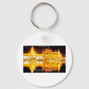 Chaveiro Templo Dourado Sikh na Índia Gifts & Camisetas