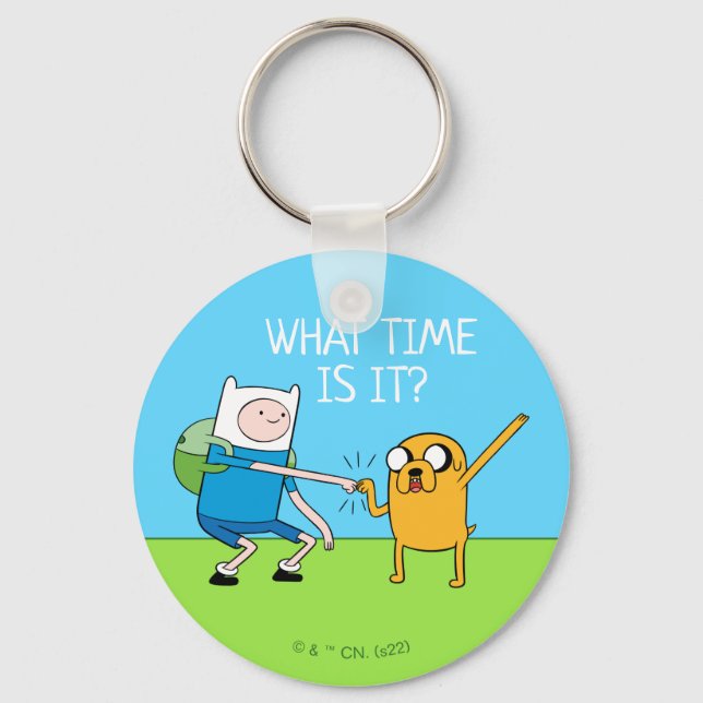 Chaveiro Tempo de Aventura | Finn & Jake Fist Bump (Frente)