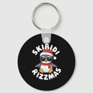 Chaveiro Temporada de Natal Natal Divertido Skibidi Rizzmas