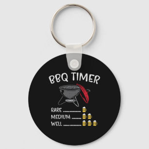 Chaveiro Temporizador do churrasco Beer Funny Byrbecue Gril