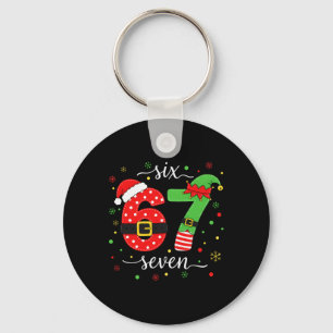 Chaveiro Tendência Seis Sete Meme Natal 67 Xmas Homens Mulh