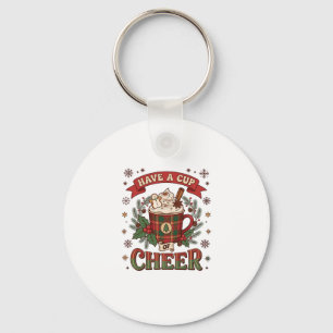 Chaveiro Tenha Copo Alegria Natal Xadrez Caneca Cacau Quent