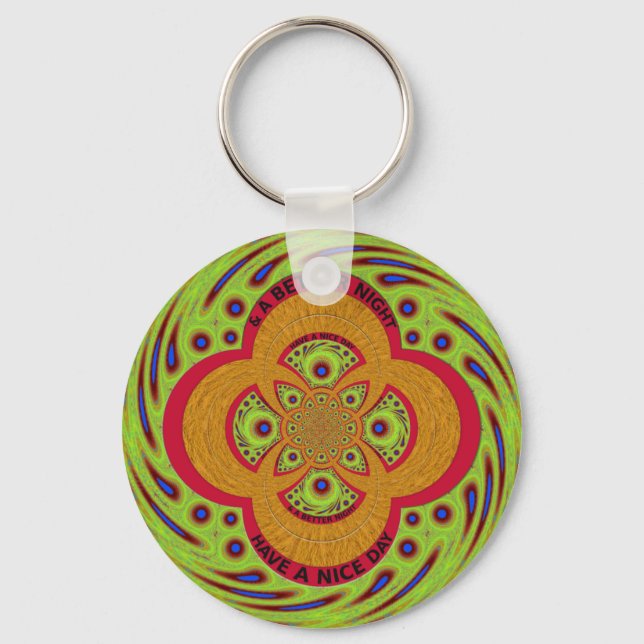 Chaveiro Tenha um belo dia (Frente)