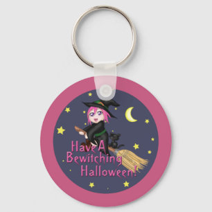 Chaveiro Tenha Um Dia Das Bruxas!