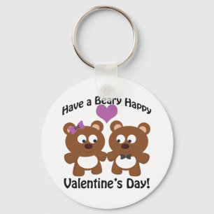 Chaveiro Tenha um Feliz dia de os namorados Beary!