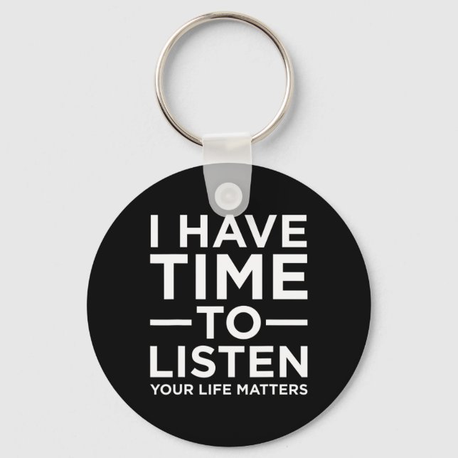 Chaveiro Tenham Tempo Para Ouvir O Rapaz Do Apoio À Sensibi (Frente)