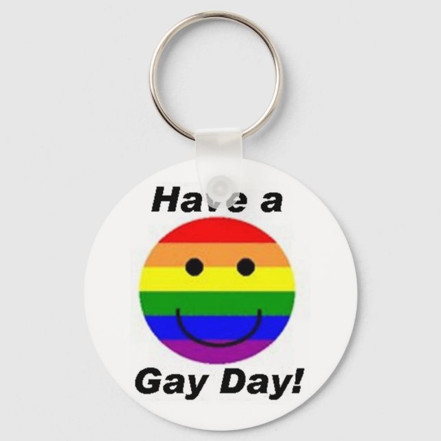 Chaveiro Tenham Um Dia Gay! (Frente)