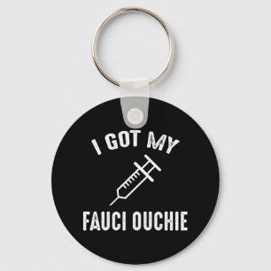 Chaveiro Tenho A Minha Fauci Ouchie Pro-Vaccine