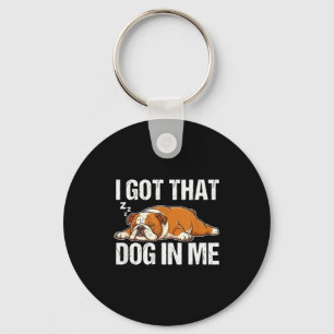 Chaveiro Tenho esse cachorro em inglês engraçado bulldog do