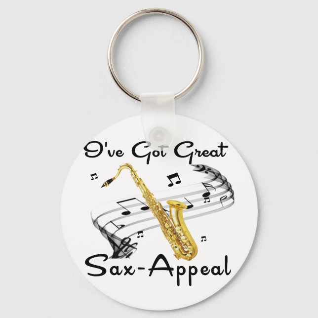 Chaveiro Tenho Excelente Sax-Appeal (Frente)
