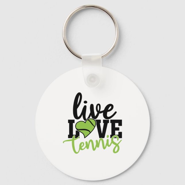 Chaveiro Tênis Player | Live Love Tênis (Frente)