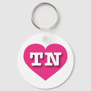 Chaveiro Tennessee Hot Pink Heart - Big Love