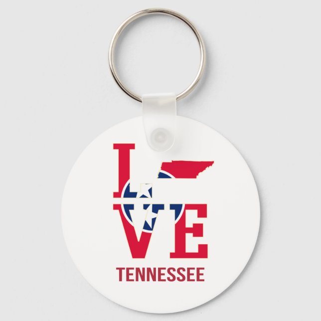 Chaveiro Tennessee USA State Love (Frente)