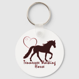 Chaveiro Tennessee Walking Horse Hearts