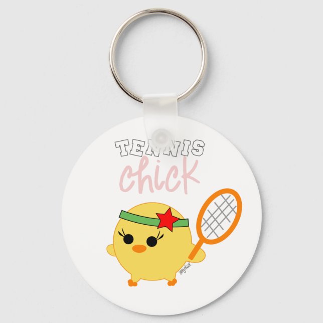Chaveiro Tennis Chick Soychick Keychain (Frente)
