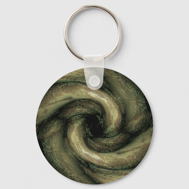 Chaveiro Tentativas de monstro verde (Frente)