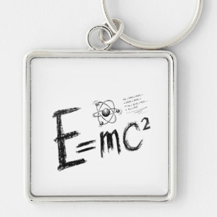 Chaveiro Teoria da Relatividade de Einstein. Fórmula