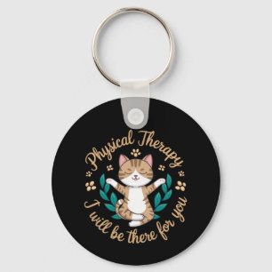 Chaveiro Terapia Física: Estarei lá para você Gato Bonito