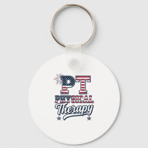 Chaveiro Terapia Física Patriótica Camisa Vintage PT Design