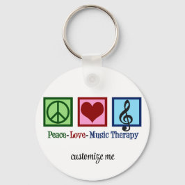 Chaveiro Terapista Personalizado de Terapia Musical Peace L