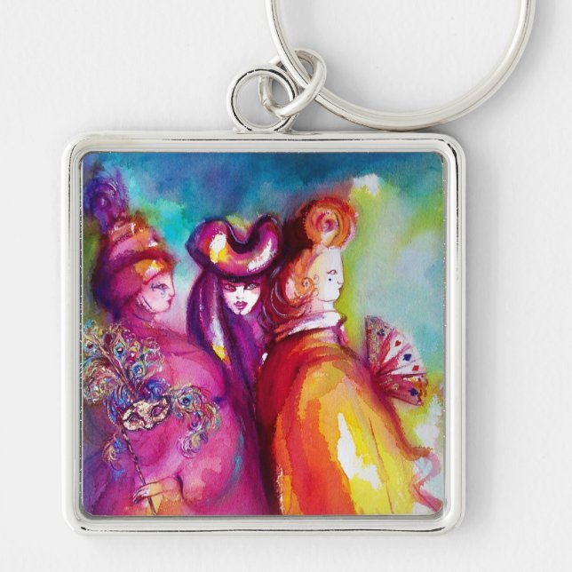 Chaveiro TERCEIRA MÁSCARA/Mascarada Veneza (Frente)