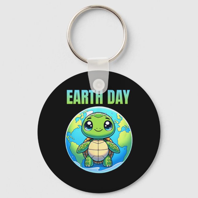 Chaveiro Terra Day Restore Earth Turtle 2025 (Frente)