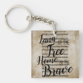 Chaveiro Terra do Banner Livre de Star-Spangled