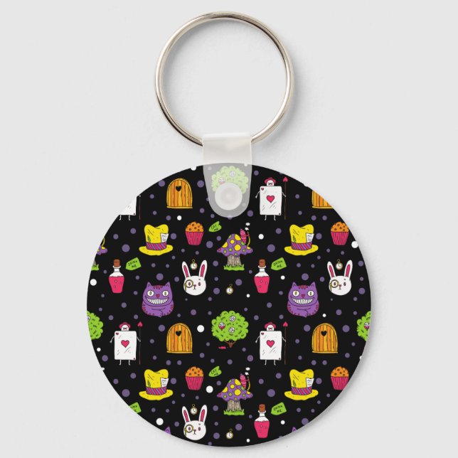 Chaveiro terra natalina negra (Frente)