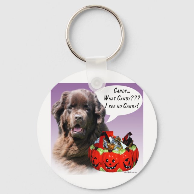 Chaveiro Terra Nova (marrom) Halloween Candy (Frente)