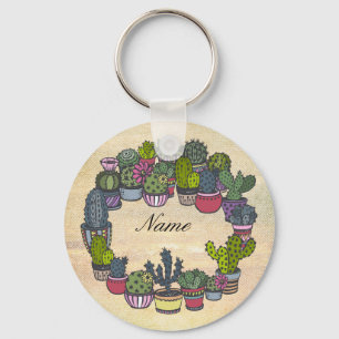 Chaveiro Terra Personalizada do Cactus