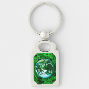 Chaveiro Terra Verde - consciência ecológica