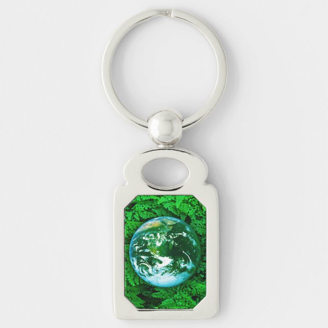 Chaveiro Terra Verde - consciência ecológica (Frente)