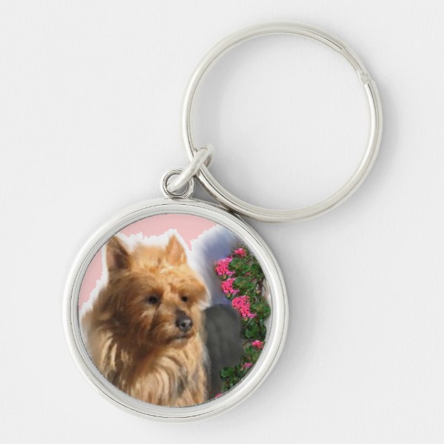 Chaveiro Terrier Art australiano (Frente)