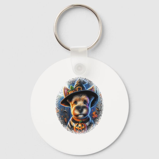 Chaveiro Terrier Dog Halloween (Frente)
