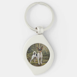 Chaveiro Terrier Fox de Brinquedo