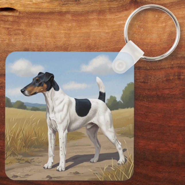 Chaveiro Terrier Fox Smooth (Verso)