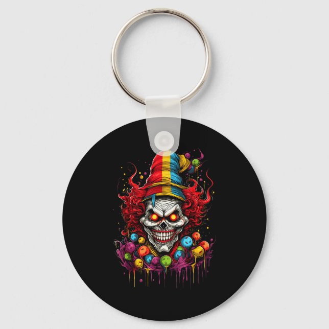 Chaveiro Terrifying Y Evil Killer Clown  (Frente)