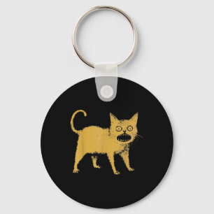 Chaveiro Terrível Gato Japonês Engraçado