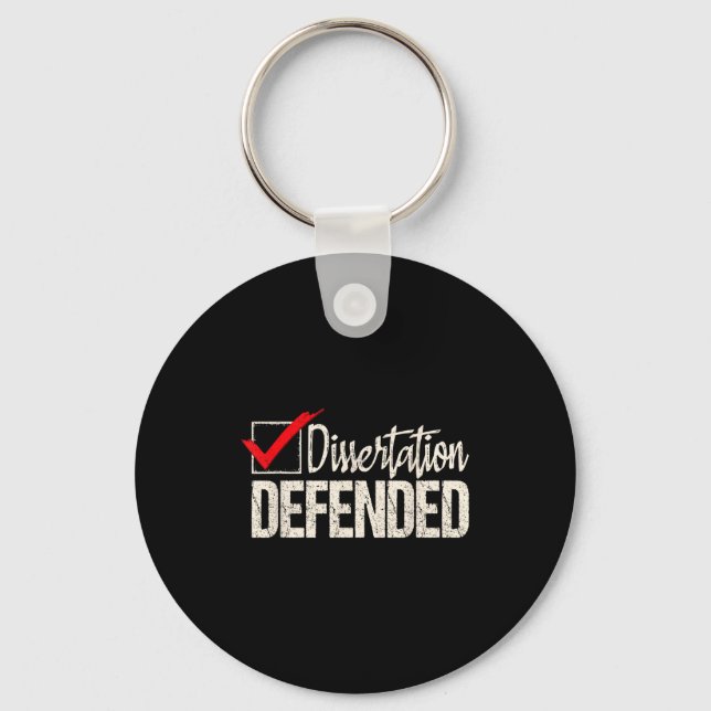 Chaveiro Tese defendida - graduado phd ph.d. (Frente)