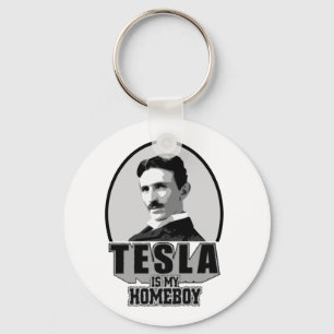 Chaveiro Tesla É Meu Ficar em casa