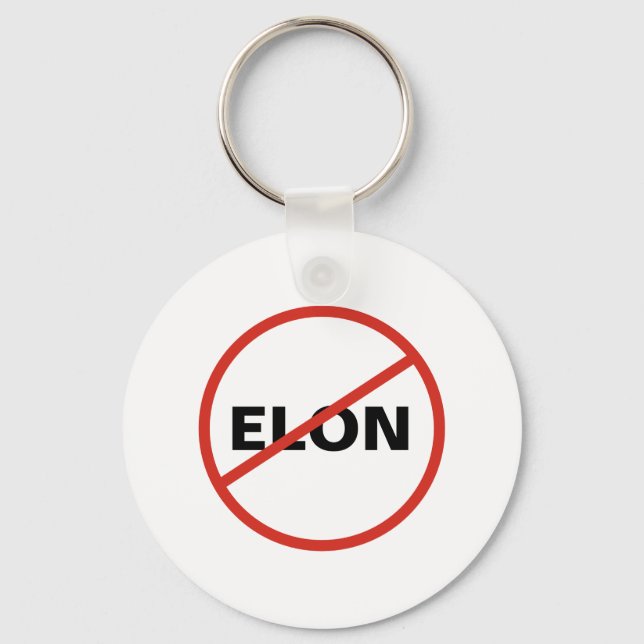 Chaveiro Tesla - Simples ANTI ELON (Frente)