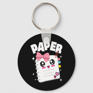 Chaveiro Tesoura de Papel Cujo Papel Escórias de Halloween