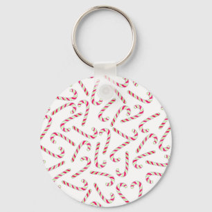 Chaveiro Teste padrão do bastão de doces do Natal