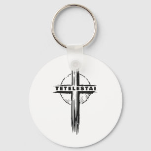 Chaveiro Tetelestai – Cruz de Páscoa Pobre Jesus Cristo Fé