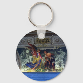 Chaveiro Teto no Museu do Vaticano em Roma