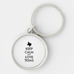 Chaveiro TEXAS DE AMOR E CALMA personalizáveis