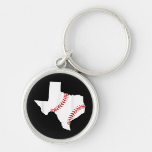 Chaveiro Texas de beisebol Estado engraçado Texas de beiseb