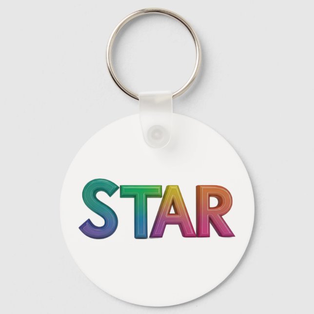 Chaveiro Text Com STAR Para (Frente)