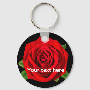 Chaveiro Texto de mensagem cor-de-rosa