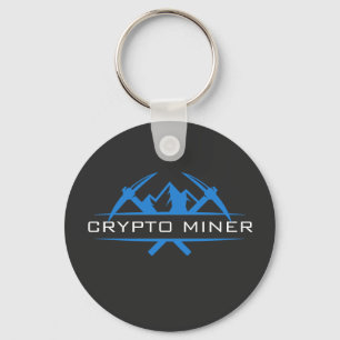 Chaveiro Texto de Nome Personalizado do Crypto Miner